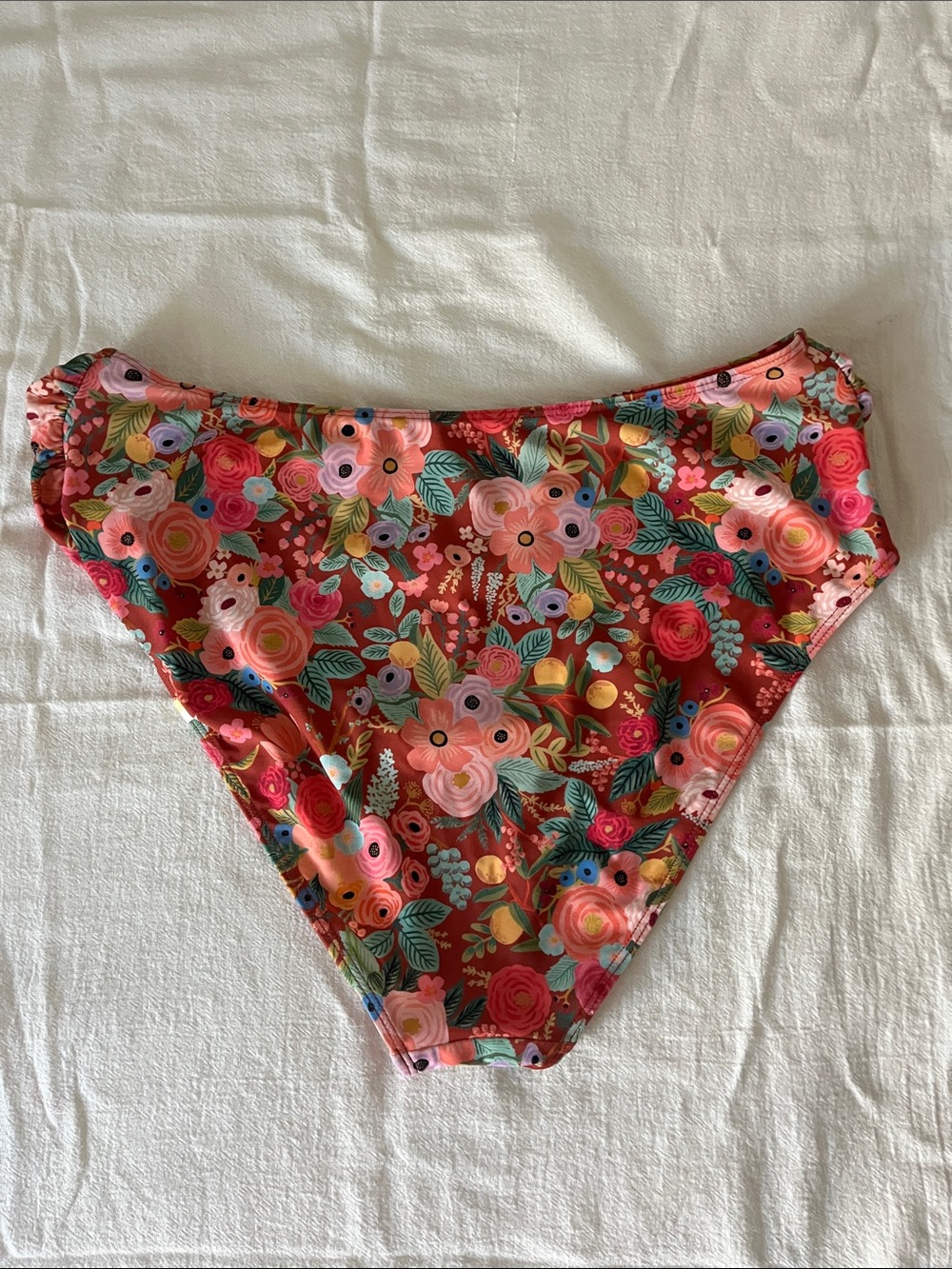summersalt x rifle paper co One-Shoulder Bikini Set - Picture 2 of 8